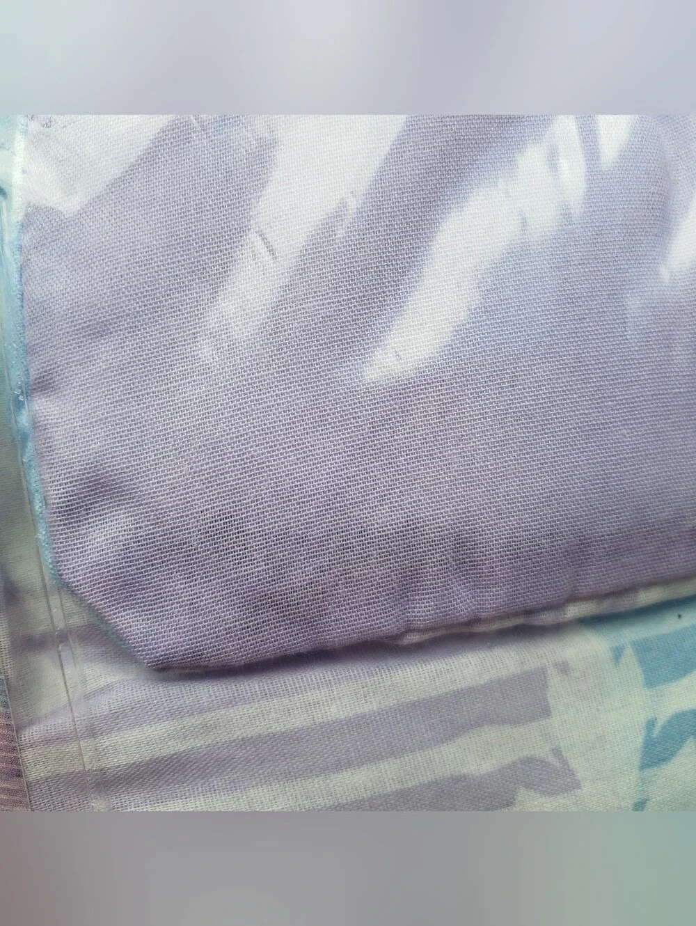 Essential Home Purple, Blue & White Floral Design FULL Comforter W/ Shams -KMART